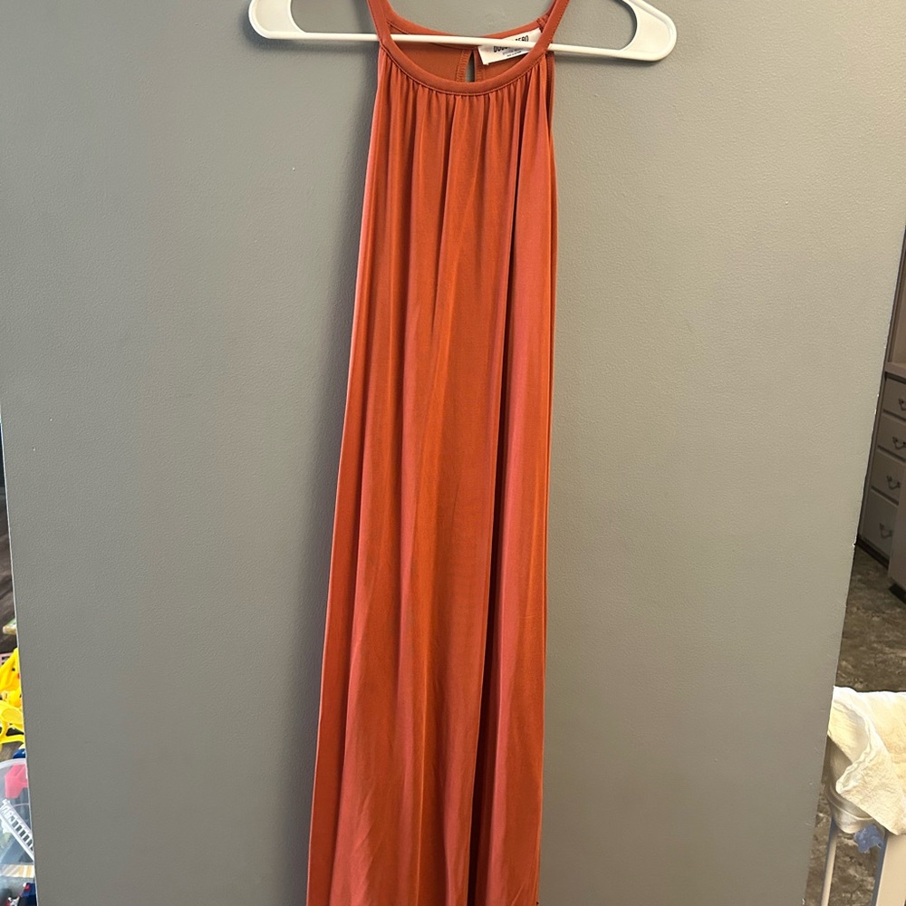 Double Zero Terracotta Sleeveless Dress